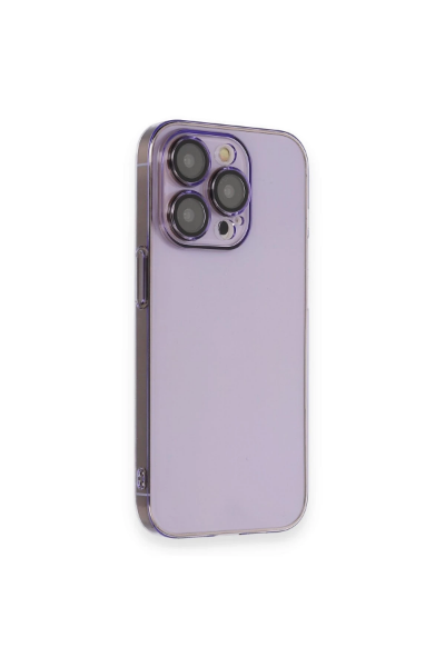 Newface iPhone 13 Pro Max Kılıf Armada Lensli Kapak - Lila resmi
