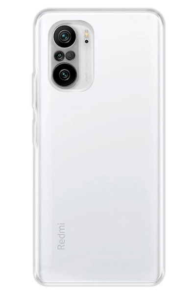 Newface Xiaomi Poco F3 Kılıf Deluxe 2mm Şeffaf Silikon - Şeffaf resmi