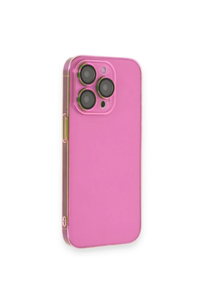 Newface iPhone 13 Pro Max Kılıf Armada Lensli Kapak - Pembe resmi
