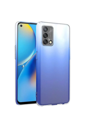 Newface Oppo A74 4G Kılıf Lüx Şeffaf Silikon resmi