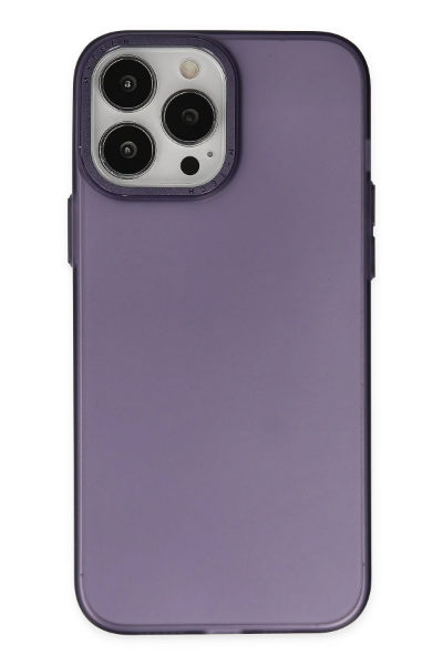 Newface iPhone 13 Pro Kılıf Modos Metal Kapak - Derin Mor resmi