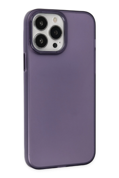 Newface iPhone 13 Pro Kılıf Modos Metal Kapak - Derin Mor resmi