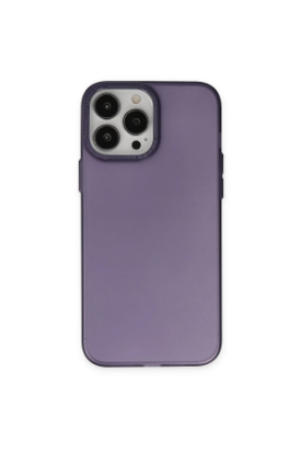 Newface iPhone 14 Pro Kılıf Modos Metal Kapak - Derin Mor resmi