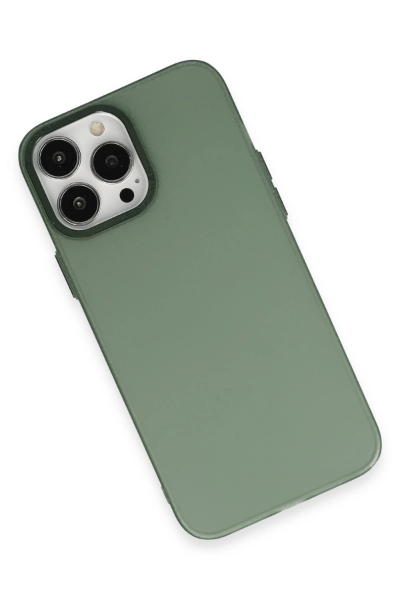 Newface iPhone 14 Pro Max Kılıf Modos Metal Kapak - Koyu Yeşil resmi