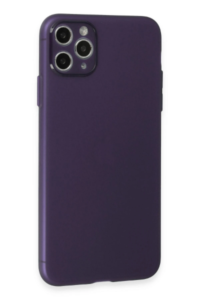 Newface iPhone 11 Pro Kılıf Puma Silikon - Koyu Mor resmi