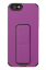 Newface iPhone 6 Kılıf Mega Standlı Silikon - Mor resmi