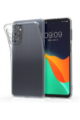 Newface Samsung Galaxy M52 5G Kılıf Lüx Şeffaf Silikon resmi