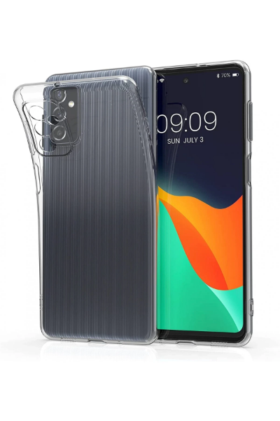Newface Samsung Galaxy M52 5G Kılıf Lüx Şeffaf Silikon resmi