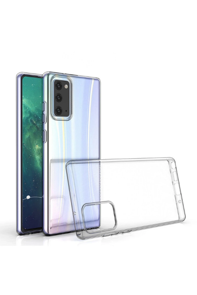 Newface Vivo Y53S Kılıf Lüx Şeffaf Silikon resmi