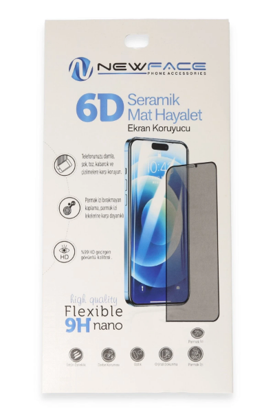 Newface Xiaomi Redmi Note 9 Pro 6D Antistatik Mat Seramik Hayalet Nano Ekran Koruyucu resmi