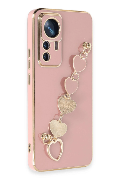 Newface Xiaomi Mi 12T Pro Kılıf Esila Silikon - Pudra resmi