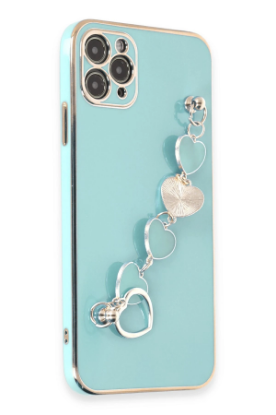 Newface iPhone 11 Pro Max Kılıf Esila Silikon - Su Yeşili resmi