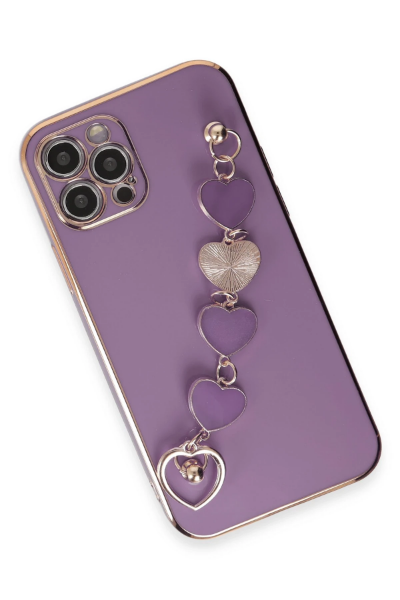 Newface iPhone 12 Pro Kılıf Esila Silikon - Mor resmi