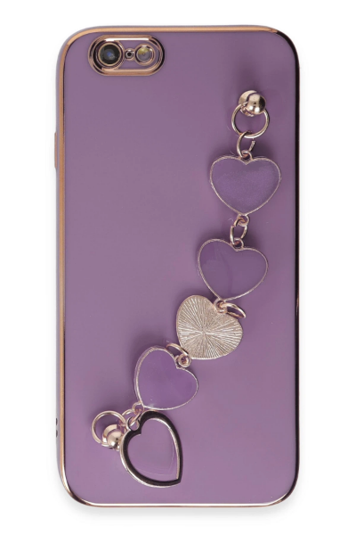 Newface iPhone 6 Kılıf Esila Silikon - Mor resmi