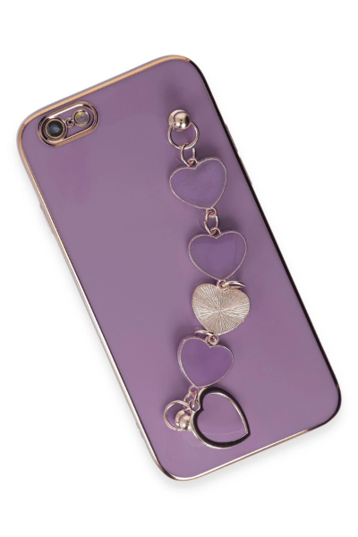 Newface iPhone 6 Kılıf Esila Silikon - Mor resmi