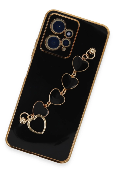 Newface Xiaomi Redmi Note 12 4G Kılıf Esila Silikon - Siyah resmi
