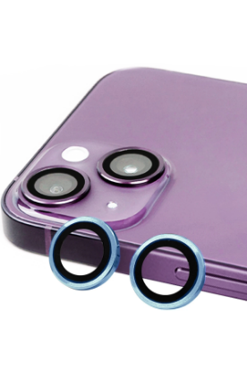 Newface iPhone 15 Plus Raze Metal Kamera Lens - Mavi resmi