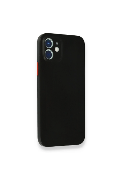 Newface iPhone 12 Mini Kılıf PP Ultra İnce Kapak - Siyah resmi