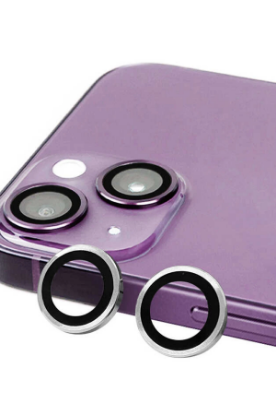 Newface iPhone 14 Plus Raze Metal Kamera Lens - Gümüş resmi