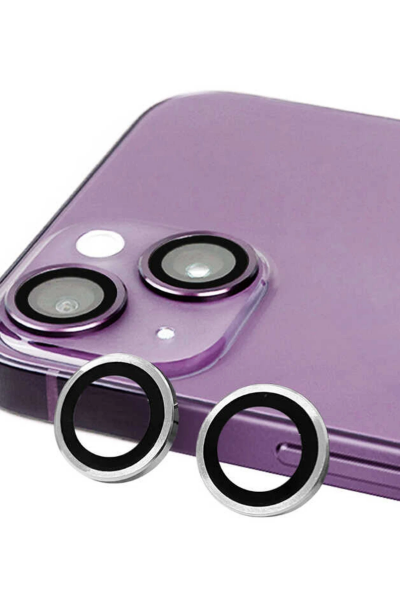 Newface iPhone 14 Plus Raze Metal Kamera Lens - Gümüş resmi