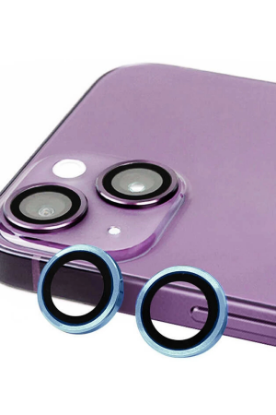 Newface iPhone 14 Plus Raze Metal Kamera Lens - Mavi resmi
