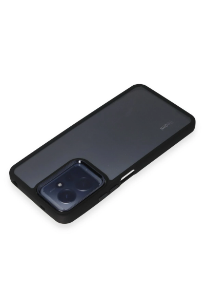 Newface Xiaomi Redmi Note 12 4G Kılıf Dora Kapak - Siyah resmi