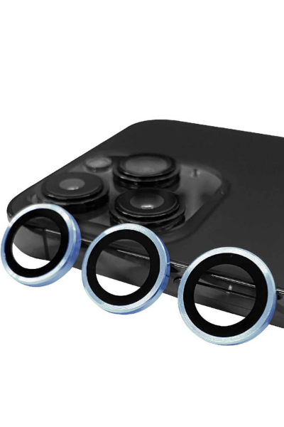Newface iPhone 13 Pro Raze Metal Kamera Lens - Mavi resmi