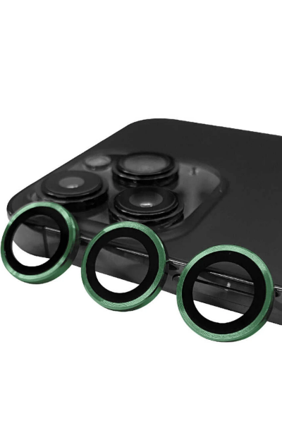 Newface iPhone 13 Pro Raze Metal Kamera Lens - Yeşil resmi
