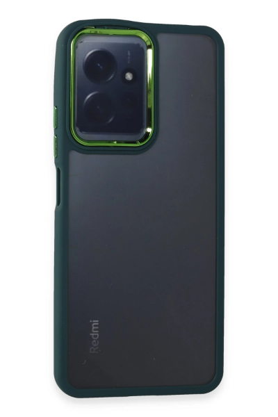 Newface Xiaomi Redmi Note 12 4G Kılıf Dora Kapak - Haki Yeşil resmi