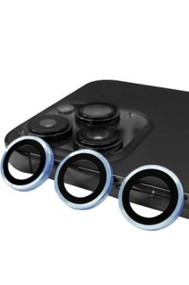 Newface iPhone 13 Pro Max Raze Metal Kamera Lens - Mavi resmi