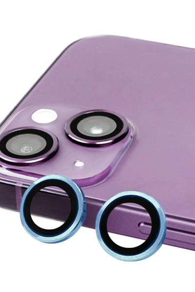 Newface iPhone 13 Raze Metal Kamera Lens - Mavi resmi