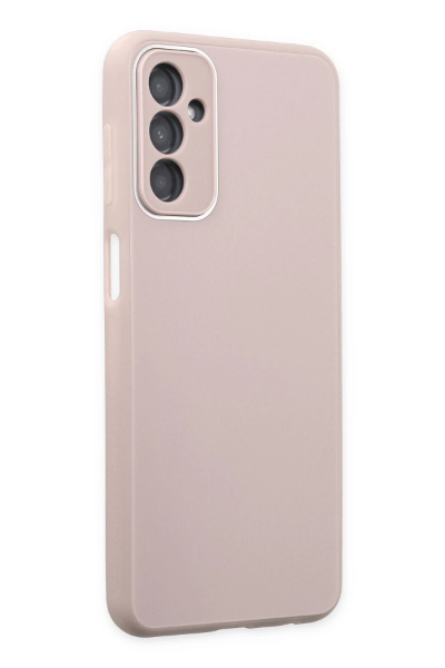 Newface Samsung Galaxy M23 Kılıf Glass Kapak - Pembe resmi