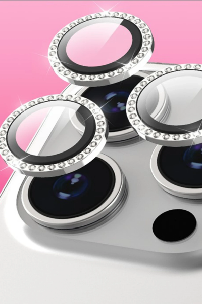 Newface iPhone 15 Pro Rock Metal Kamera Lens - Desert resmi