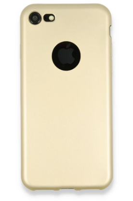 Newface iPhone 7 Kılıf First Silikon - Gold resmi