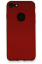 Newface iPhone 7 Kılıf First Silikon - Bordo resmi