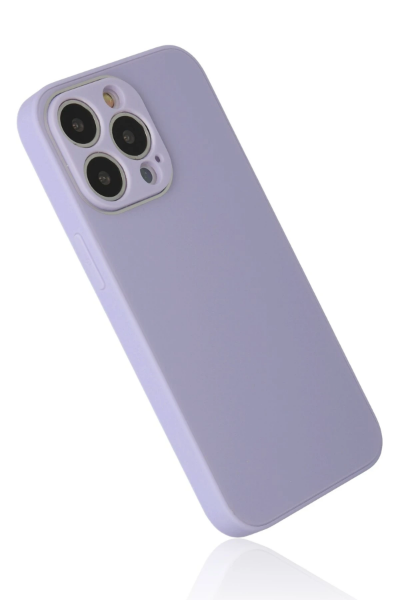 Newface iPhone 14 Pro Max Kılıf Glass Kapak - Lila resmi