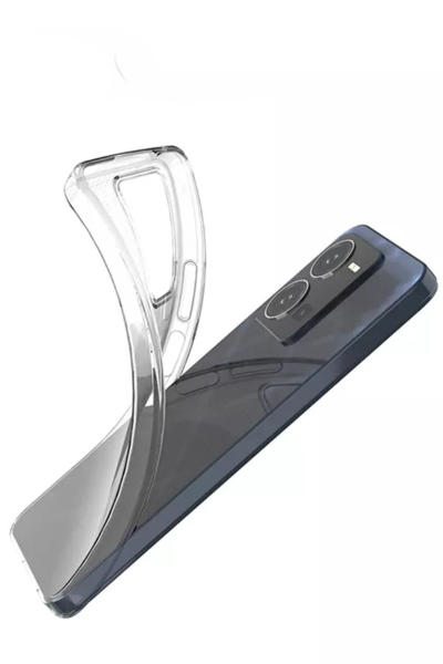 Newface Vivo Y35 Kılıf Lüx Şeffaf Silikon resmi