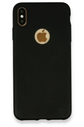 Newface iPhone XS Max Kılıf First Silikon - Siyah resmi