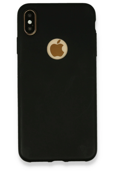 Newface iPhone XS Max Kılıf First Silikon - Siyah resmi