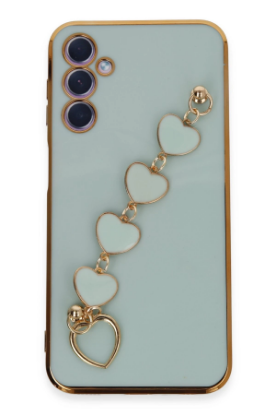 Newface Samsung Galaxy A24 4G Kılıf Esila Silikon - Su Yeşili resmi