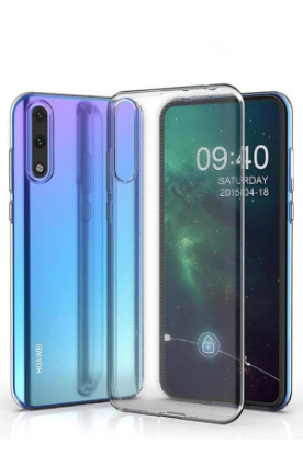 Newface Huawei Y8P Kılıf Lüx Şeffaf Silikon resmi