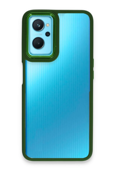 Newface Realme 9i 4G Kılıf Dora Kapak - Haki Yeşil resmi