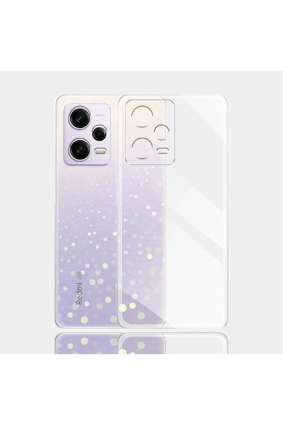 Newface Xiaomi Redmi Note 12 5G Kılıf Lüx Şeffaf Silikon resmi