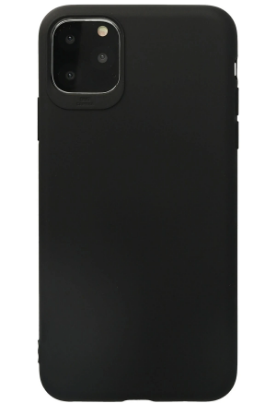 Newface iPhone 11 Pro Max Kılıf First Silikon - Siyah resmi