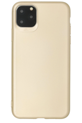Newface iPhone 11 Pro Max Kılıf First Silikon - Gold resmi