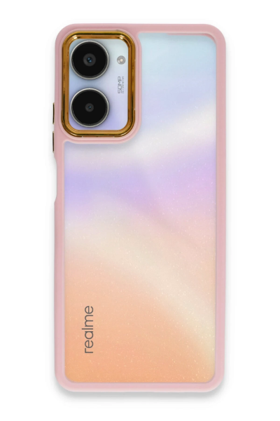 Newface Realme 10 Pro 5G Kılıf Dora Kapak - Pudra resmi