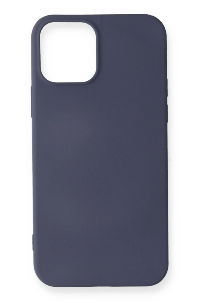 Newface iPhone 12 Mini Kılıf First Silikon - Gri resmi