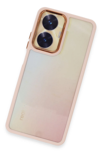 Newface Realme C55 Kılıf Dora Kapak - Pudra resmi