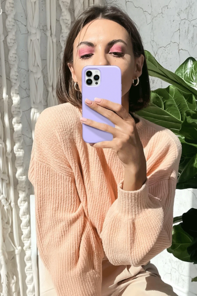 Newface iPhone 12 Pro Kılıf First Silikon - Mavi resmi