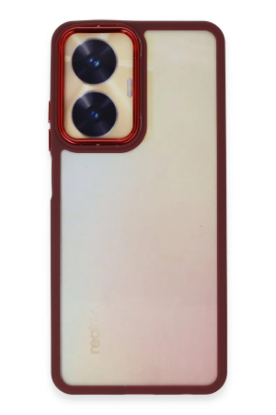 Newface Realme C55 Kılıf Dora Kapak - Kırmızı resmi